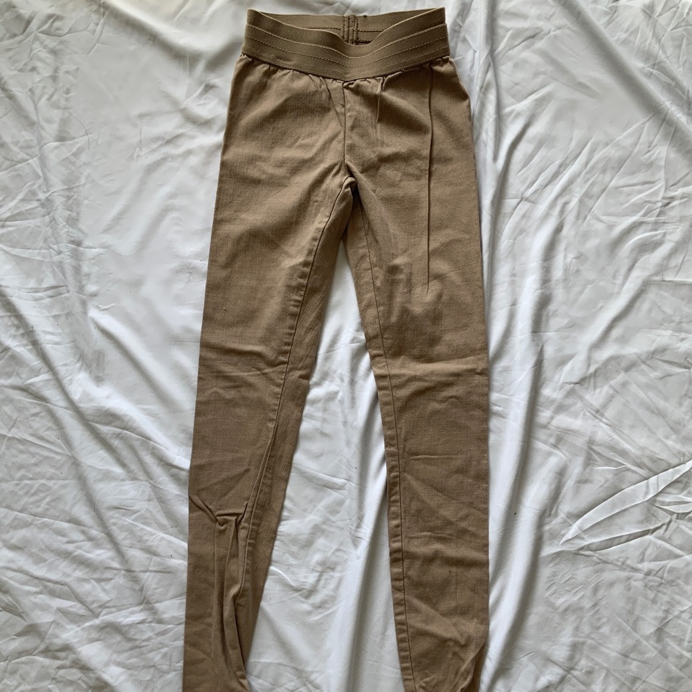 Tan Work Leggings